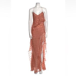 Michelle Mason Silk Long Dress